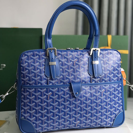 Goyard Ambassade PM Document Case L02889 Blue