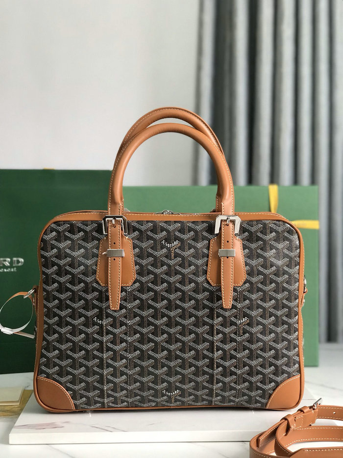 Goyard Ambassade PM Document Case L02889 Brown