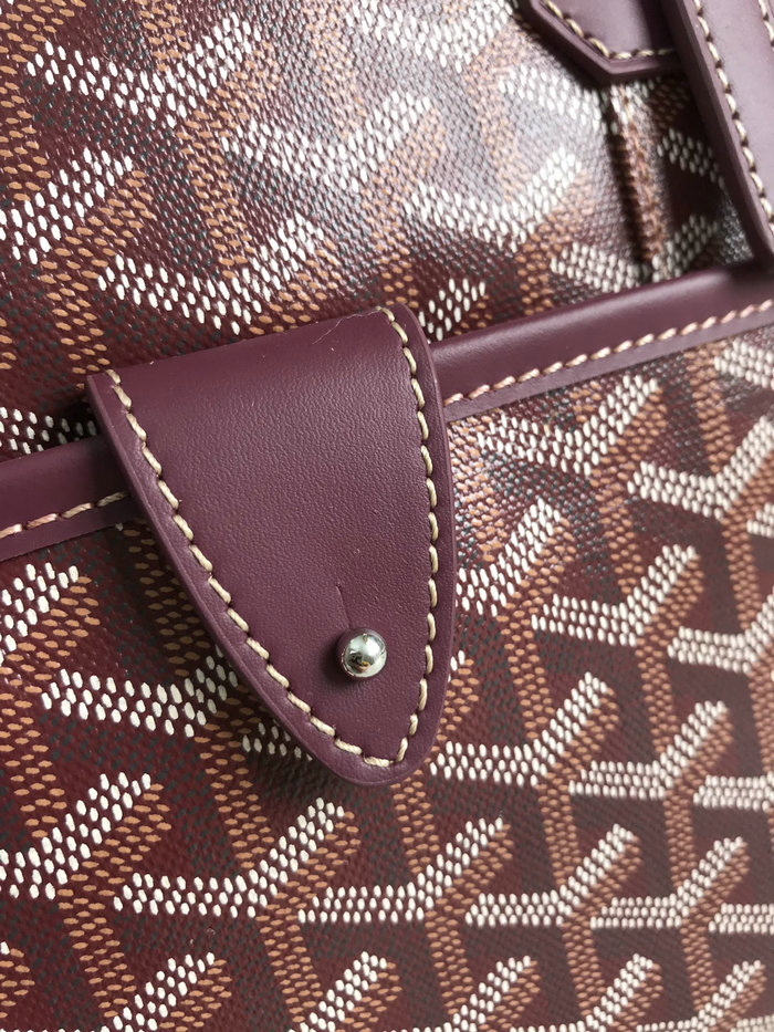 Goyard Ambassade PM Document Case L02889 Burgundy