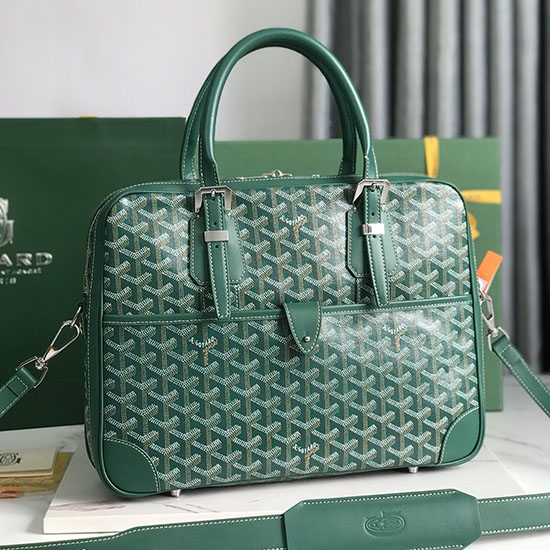 Goyard Ambassade PM Document Case L02889 Green