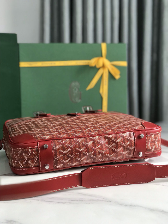 Goyard Ambassade PM Document Case L02889 Red