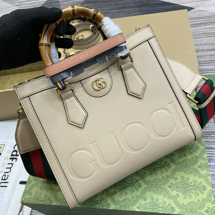 Gucci Diana Small Tote Bag 702721 Beige