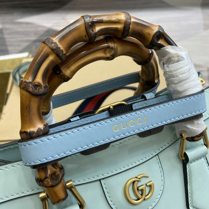 Gucci Diana Small Tote Bag 702721 Blue