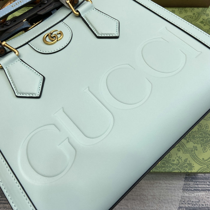 Gucci Diana Small Tote Bag 702721 Blue