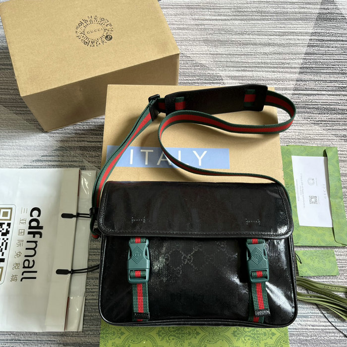 Gucci GG Messenger Bag Black 760123