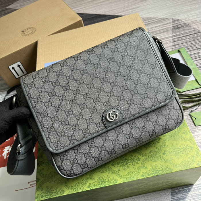 Gucci Ophidia Medium Messenger Bag 761741 Grey