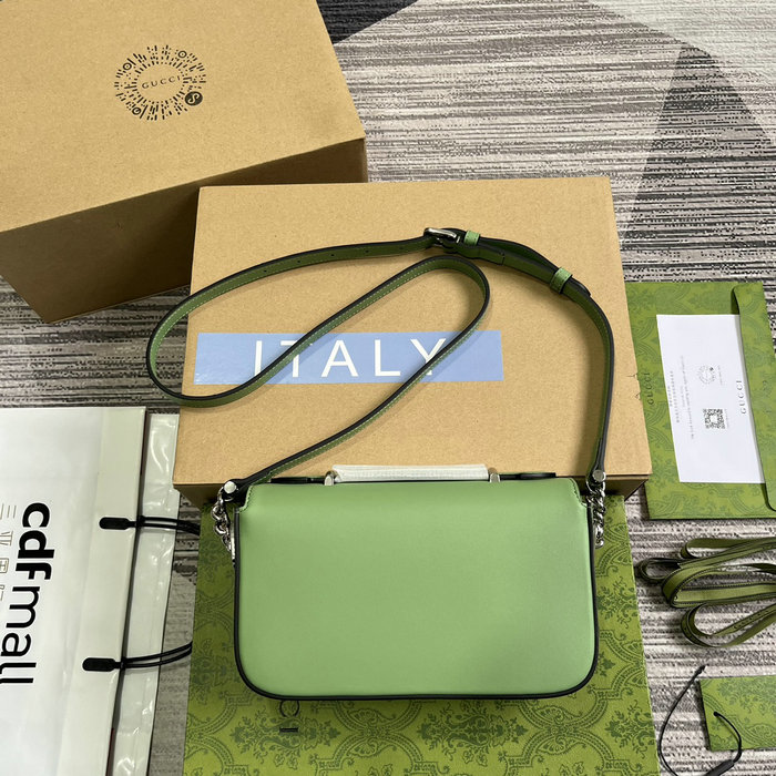 Gucci Petite GG Mini Shoulder Bag 739722 Green