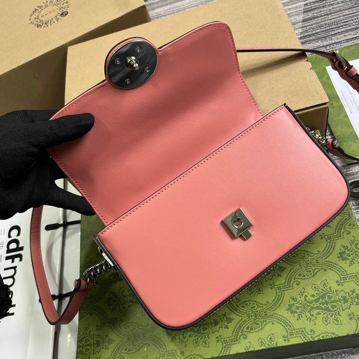 Gucci Petite GG Mini Shoulder Bag 739722 Pink