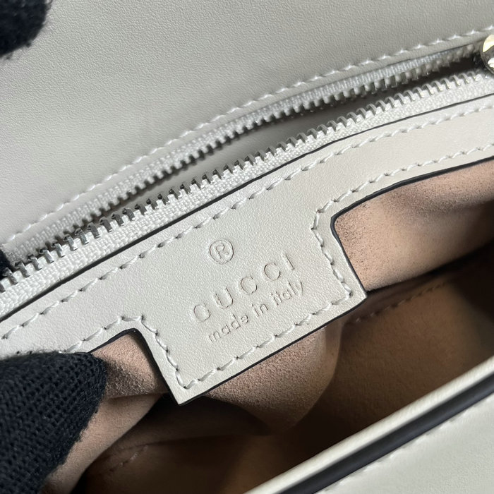 Gucci Petite GG Mini Shoulder Bag 739722 White