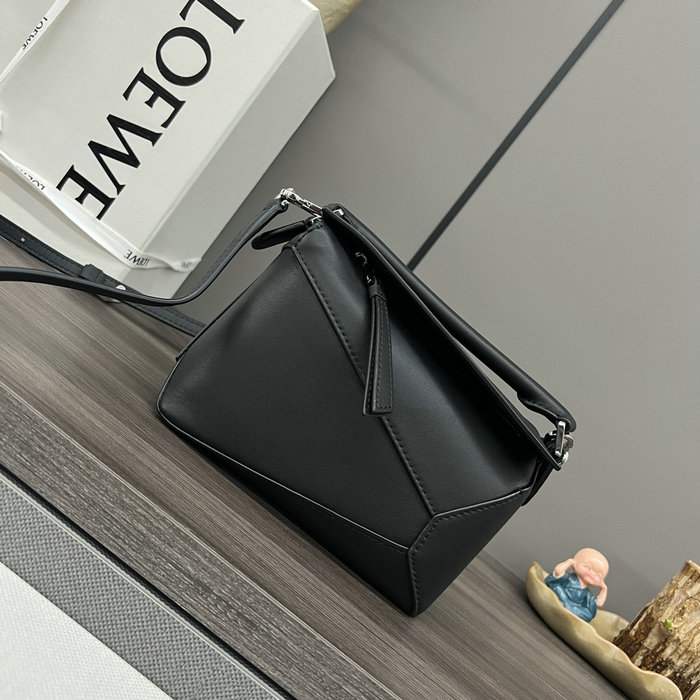 Loewe Classic Calfskin Mini Puzzle Bag L062312 Black