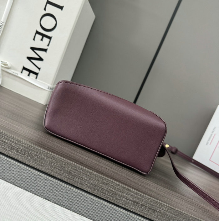 Loewe Classic Calfskin Mini Puzzle Bag L062312 Burgundy