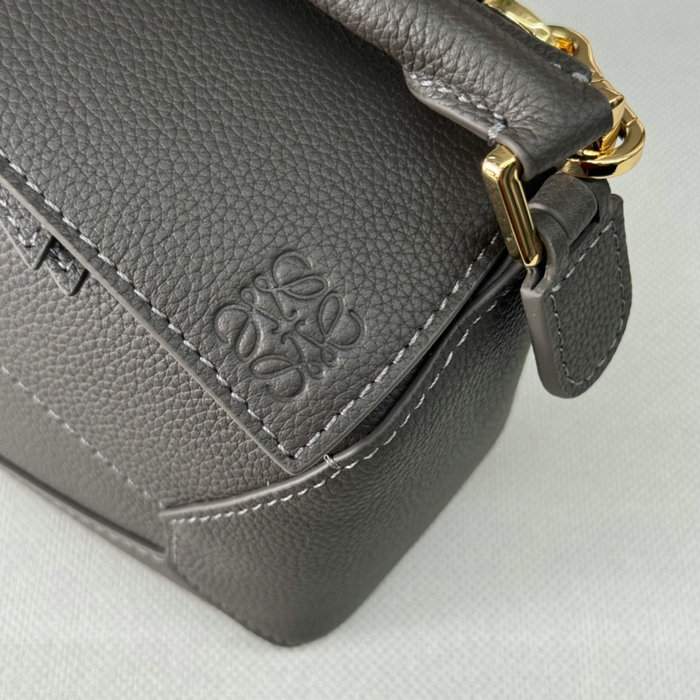 Loewe Classic Calfskin Mini Puzzle Bag L062312 Dark Grey