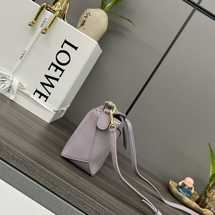 Loewe Classic Calfskin Mini Puzzle Bag L062312 Purple