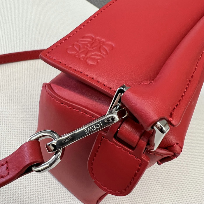 Loewe Classic Calfskin Mini Puzzle Bag L062312 Red