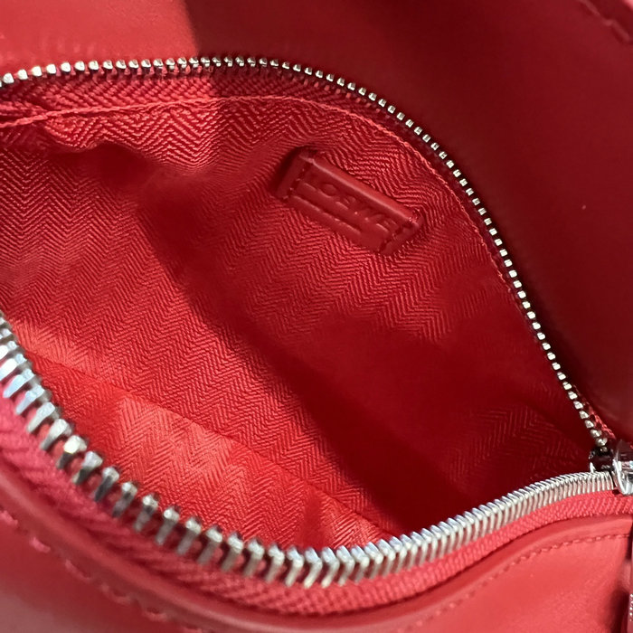 Loewe Classic Calfskin Mini Puzzle Bag L062312 Red