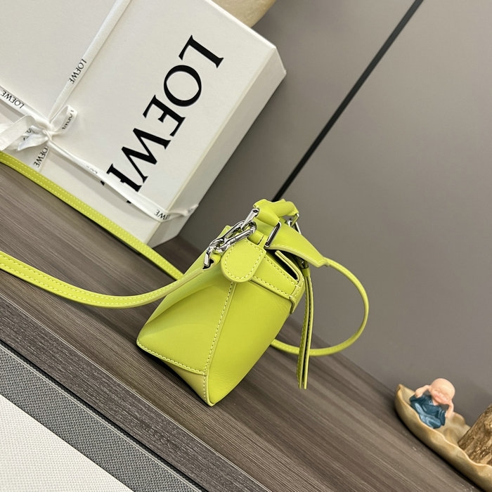 Loewe Classic Calfskin Mini Puzzle Bag L062312 Yellow