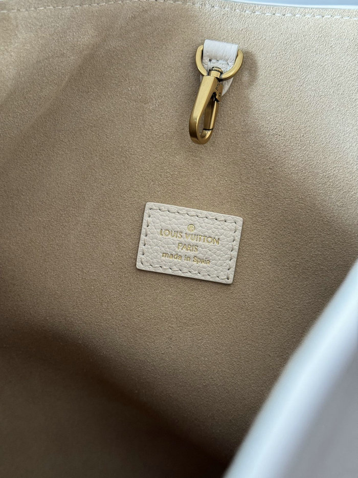 Louis Vuitton Low Key Hobo MM Limestone Gray M24974
