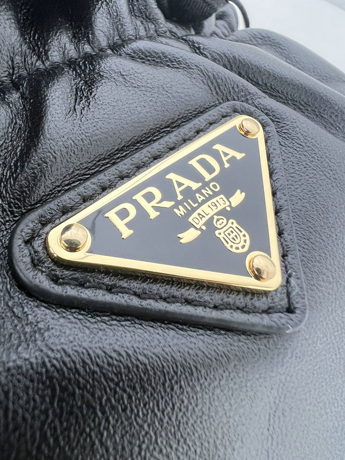 Prada Lambskin Shoulder Bag1BG541 Black