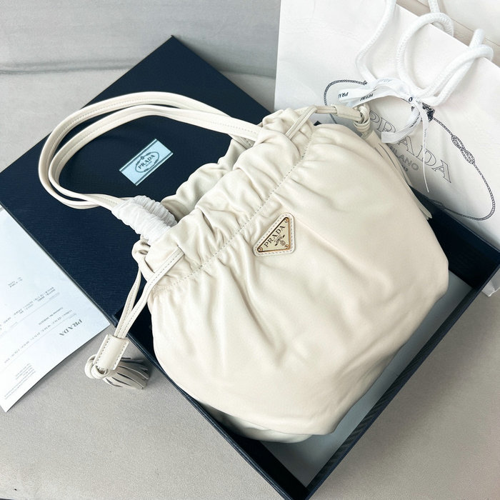 Prada Lambskin Shoulder Bag1BG541 White