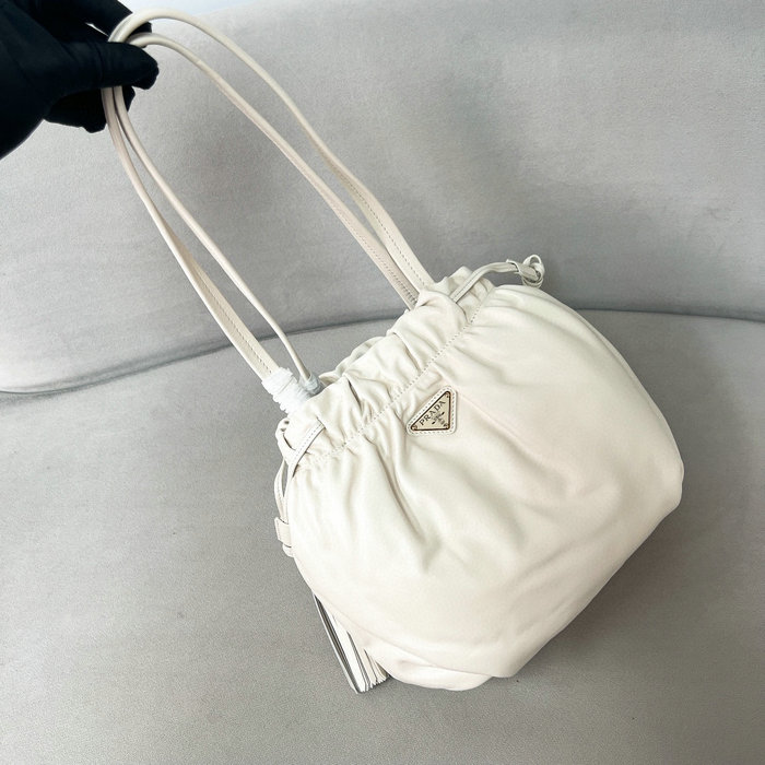 Prada Lambskin Shoulder Bag1BG541 White