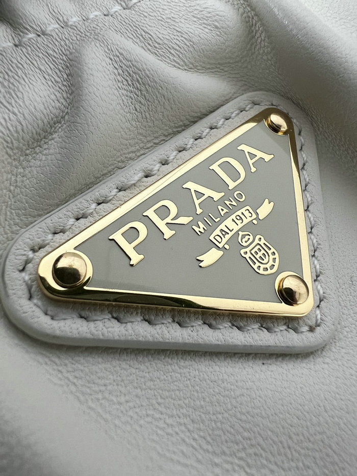 Prada Lambskin Shoulder Bag1BG541 White