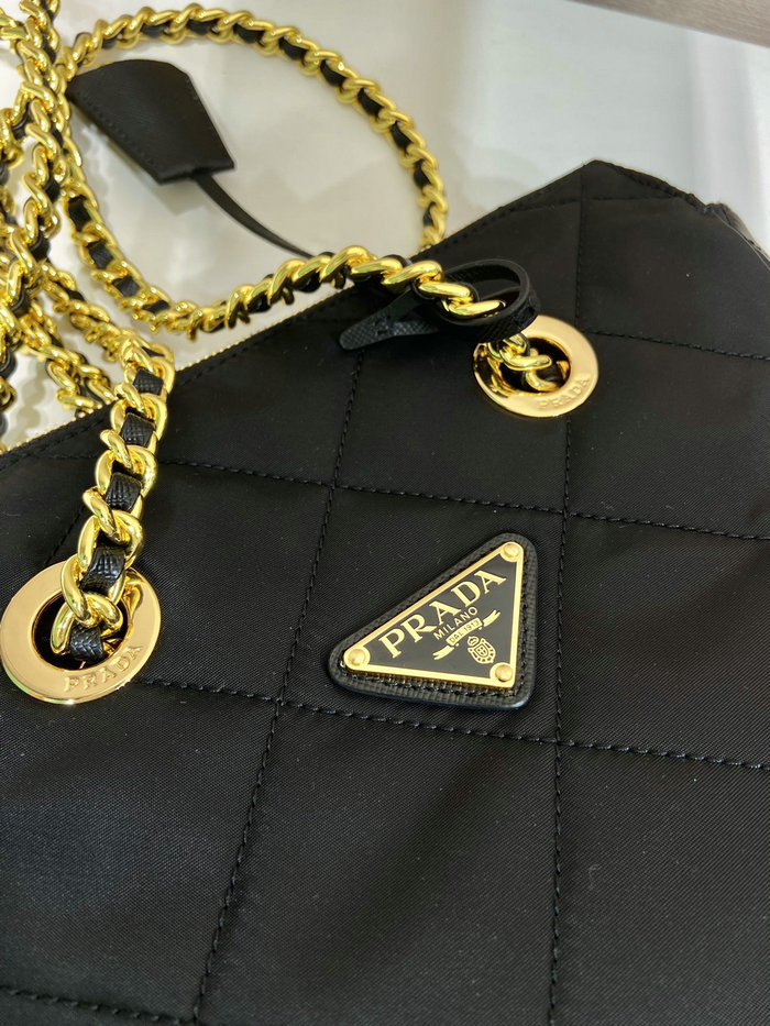 Prada Re-Edition 1995 Chain Re-Nylon tote bag 1BG468 Black