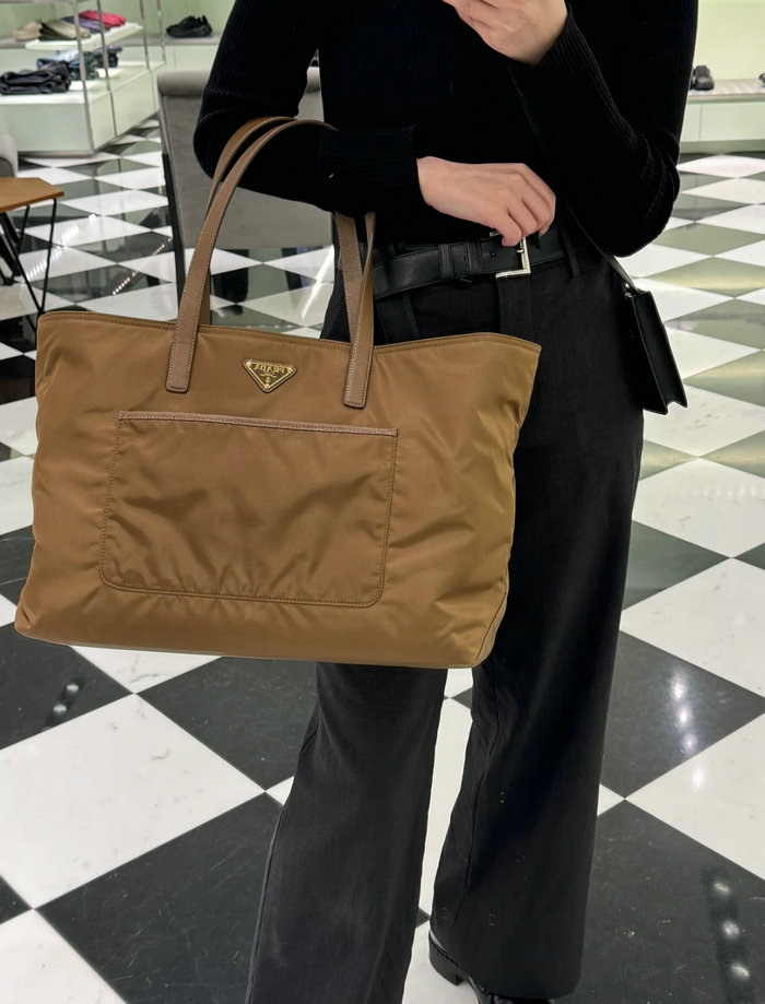 Prada Re-edition 1978 Large Tote Bag Brown 1BG527