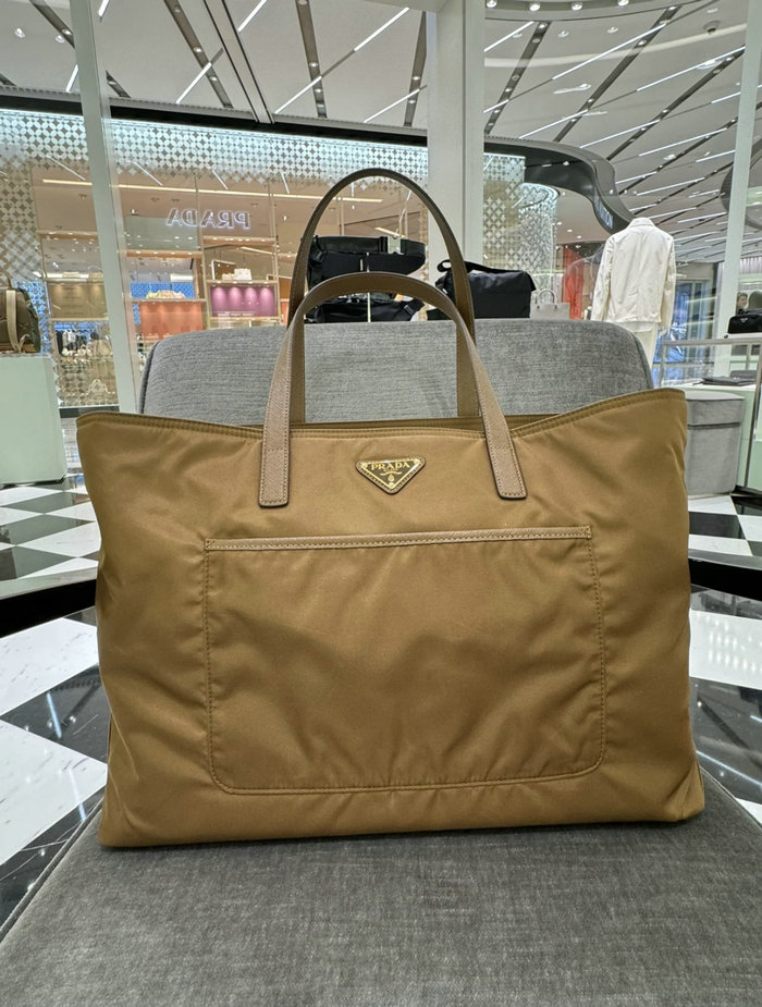 Prada Re-edition 1978 Large Tote Bag Brown 1BG527