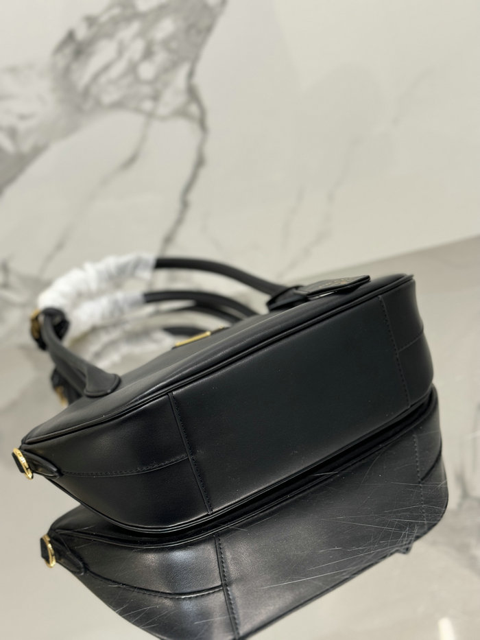 Prada Small Leather Handbag Black 1BA427