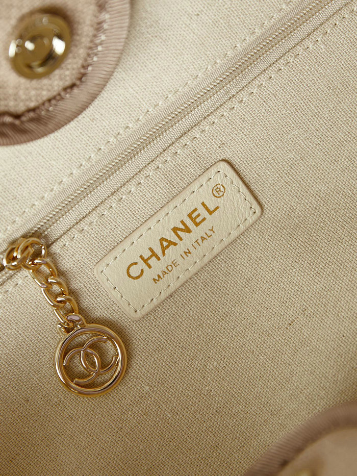 Chanel Deauville Small Shopping Tote Bag AS3257 Grey