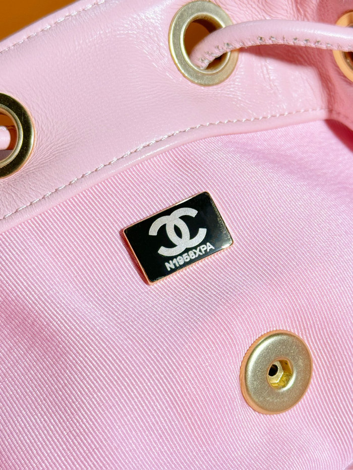 Chanel Lambskin Backpack Pink AS4866