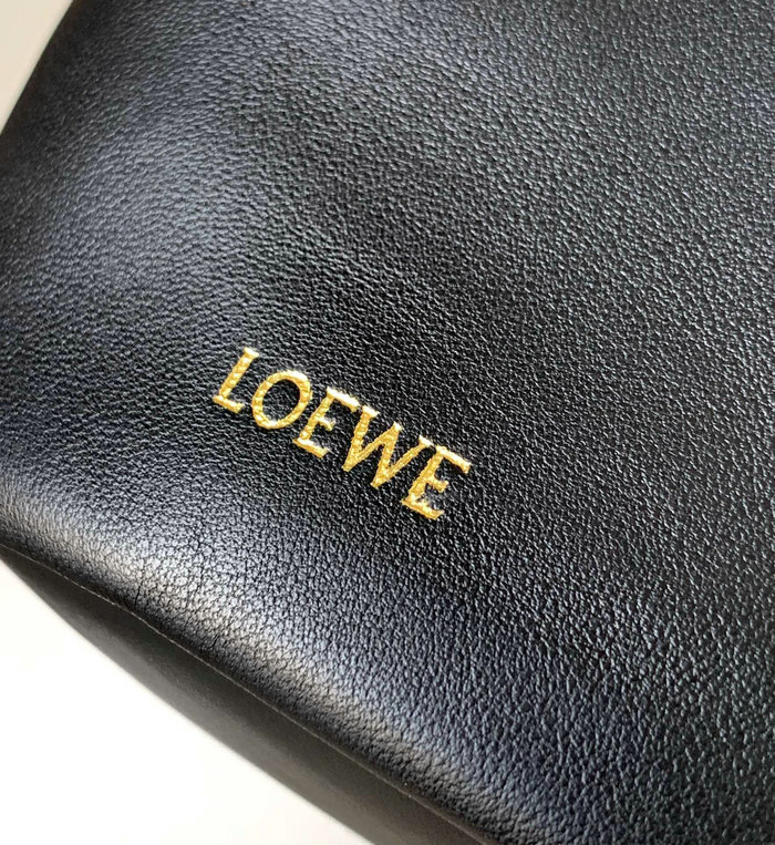 Loewe Flamenco Purse Bucket Bag Black L9062