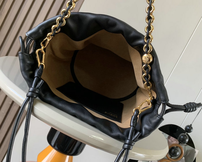 Loewe Flamenco Purse Bucket Bag Black L9062