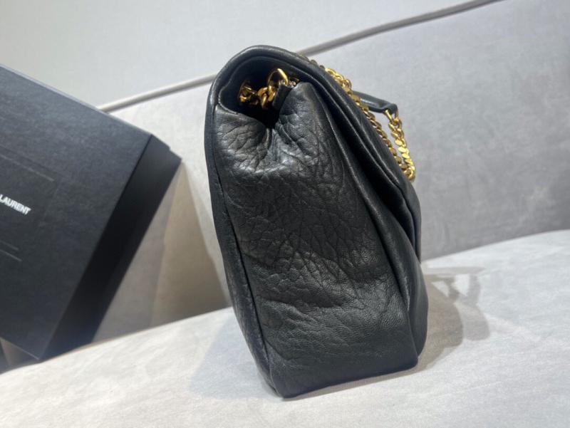 Saint Laurent Calypso Large Bag Black 777399