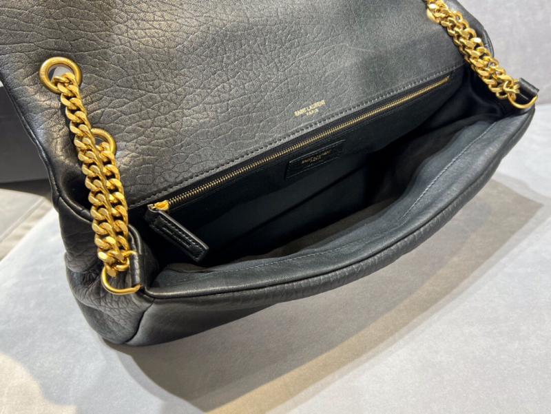 Saint Laurent Calypso Large Bag Black 777399