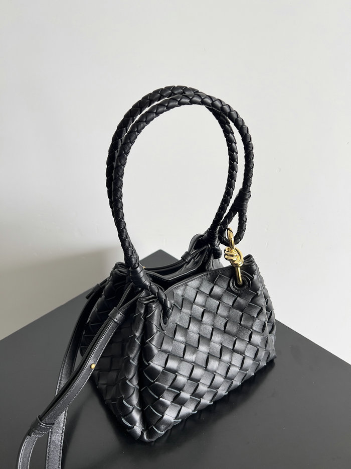 Bottega Veneta Small Andiamo Parachute Bag B796569 Black