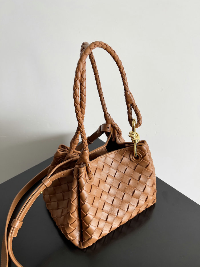 Bottega Veneta Small Andiamo Parachute Bag B796569 Brown