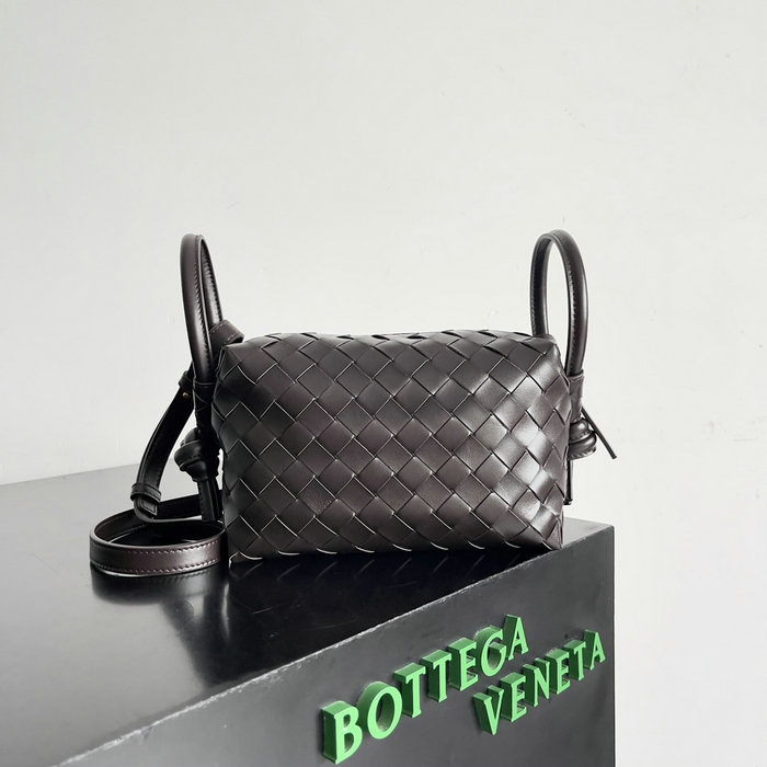 Bottega Veneta Small Avenue Loop Bag 796615 Dark Brown