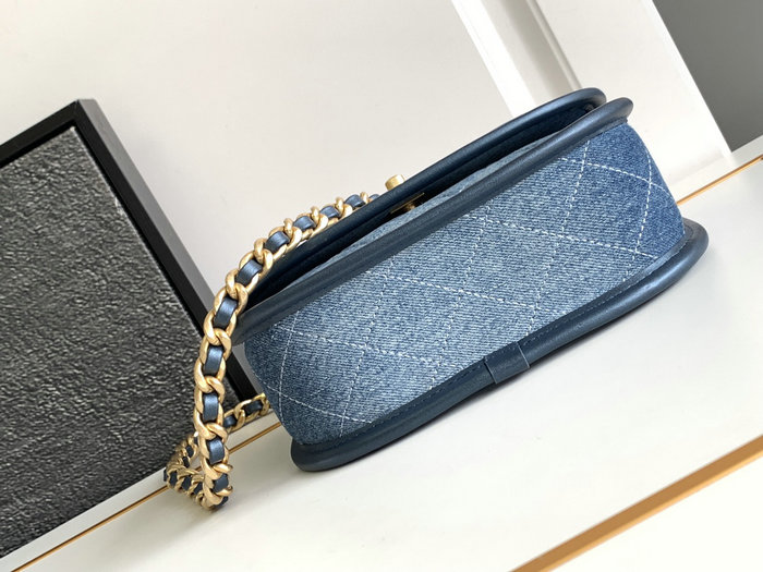 Chanel Denim Messenger Bag AS4845