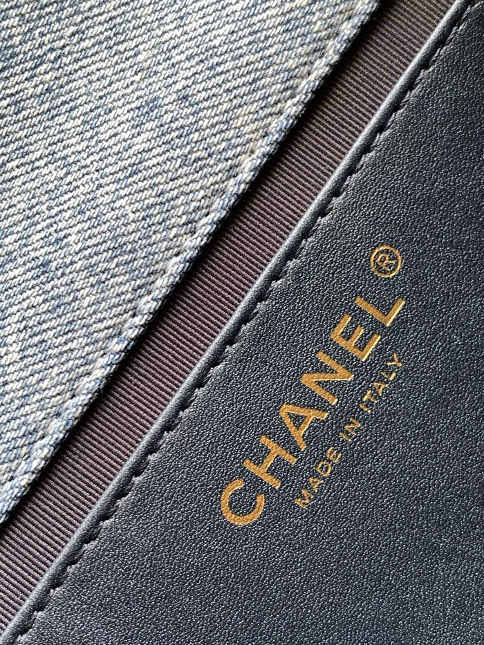 Chanel Denim Messenger Bag AS4845