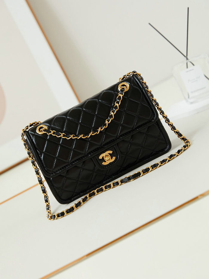 Chanel Lambskin Flap Bag AS4686 Black