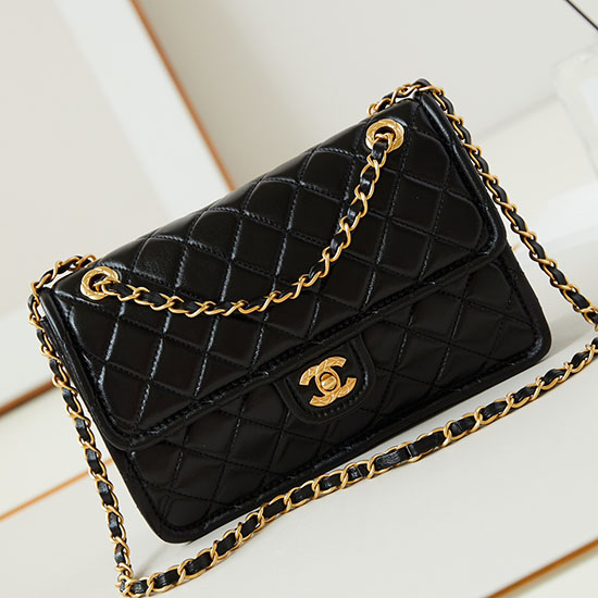 Chanel Lambskin Flap Bag AS4686 Black