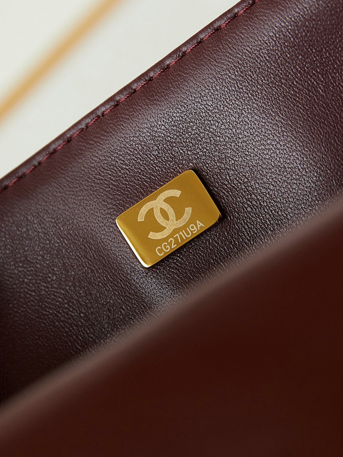 Chanel Lambskin Flap Bag AS4686 Burgundy