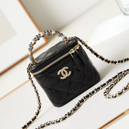Chanel Mini Vanity Case AP3805 Black