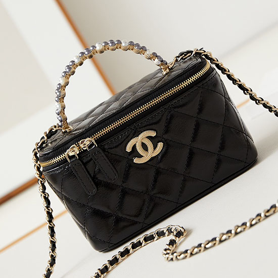 Chanel Small Vanity Case AP3804 Black