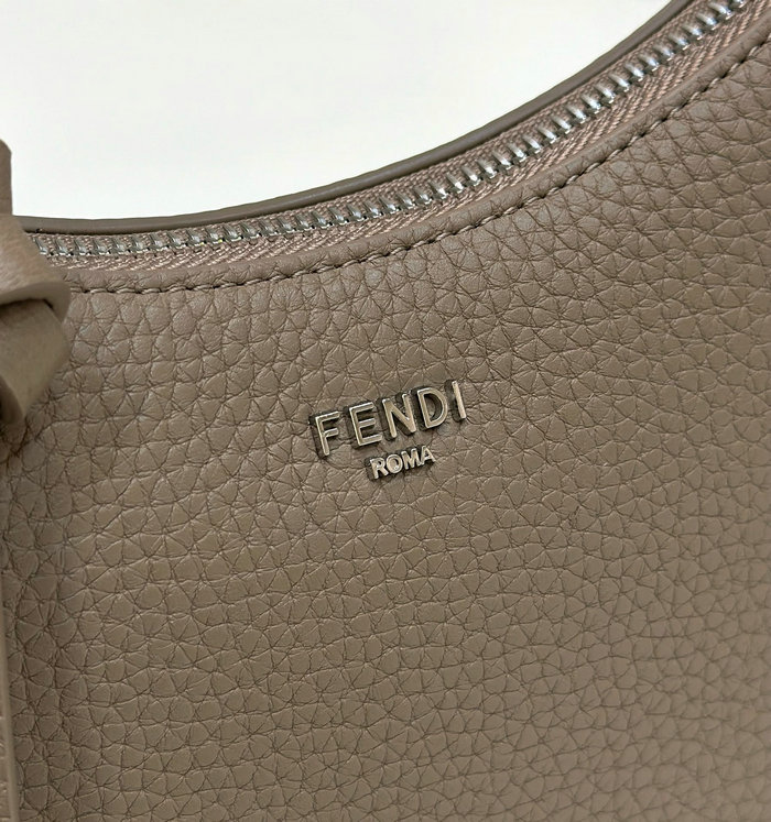 Fendi Mini Fendessence Leather Hobo Bag F80165 Grey