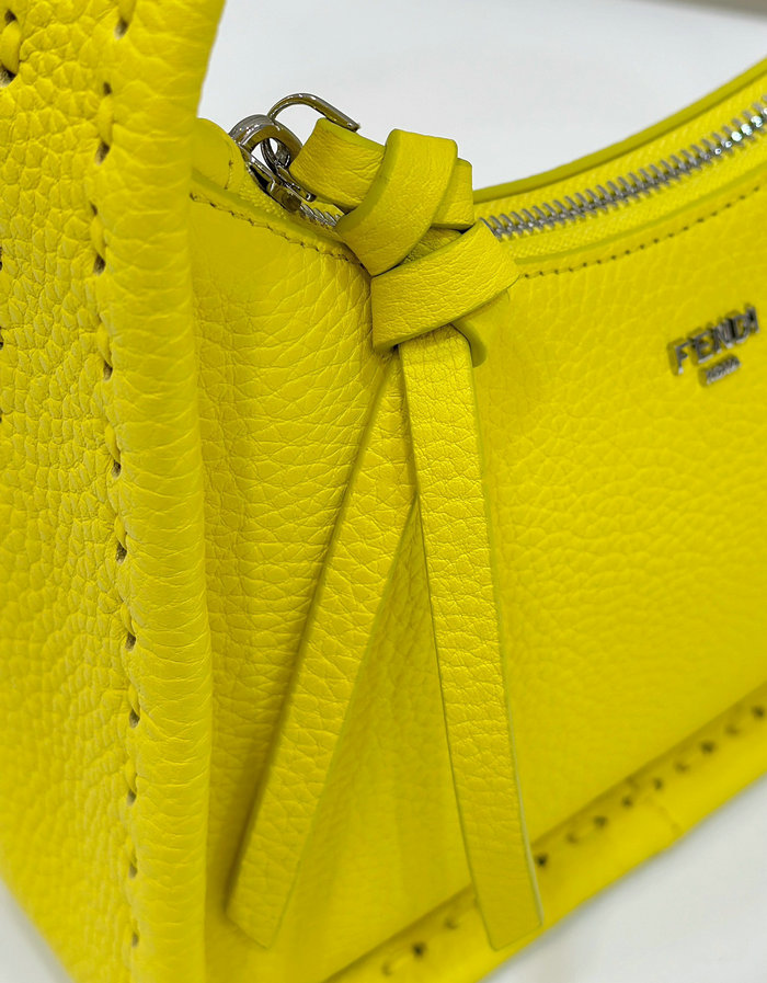 Fendi Mini Fendessence Leather Hobo Bag F80165 Yellow