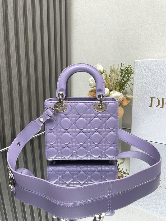 Lady Dior Lambskin Bag Puple MD0505