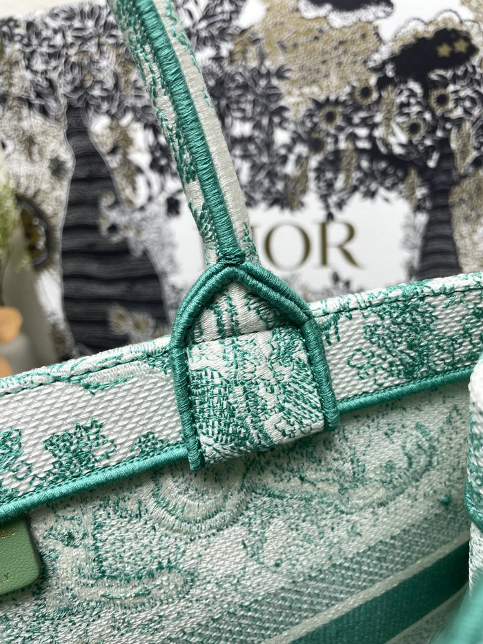 Medium Dior Tiger Book Tote M1286 Light Green