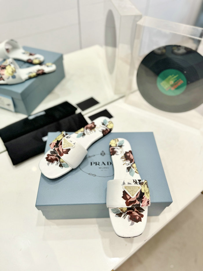 Prada Satin Slippers SPS60901